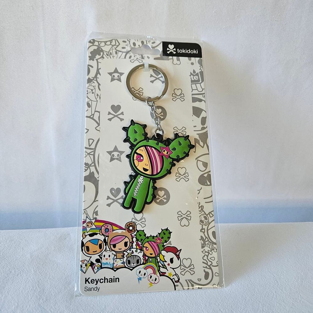 Tokidoki Sandy Cactus Girl Keychain